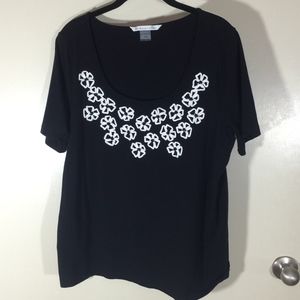 Nygard black t-shirt 1X